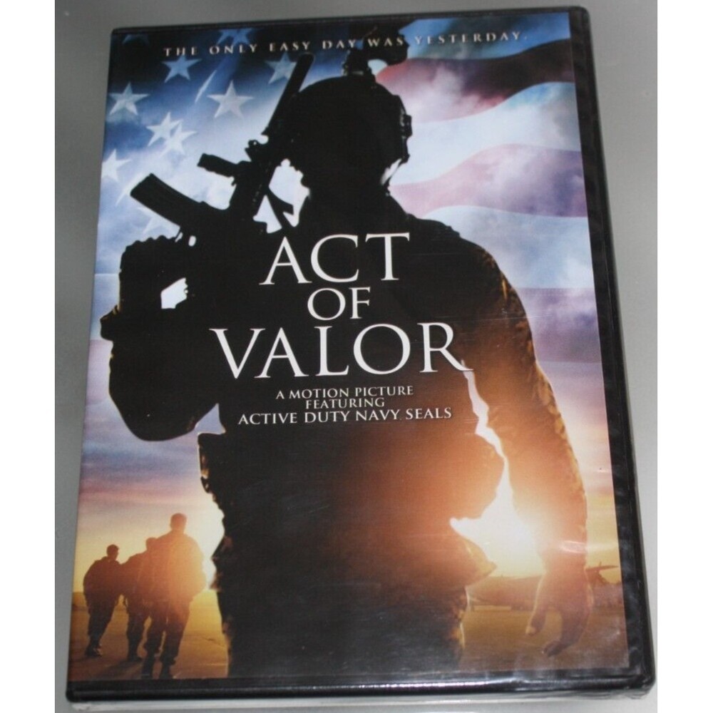 3/$15 Act of Valor (DVD) Featuring Active Duty Navy Seals GUC
